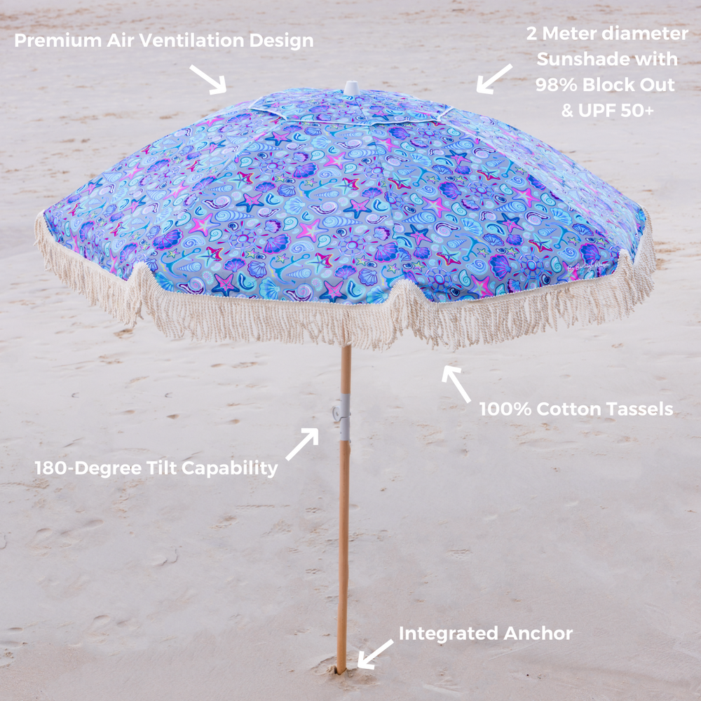 Boho Beach Umbrella
